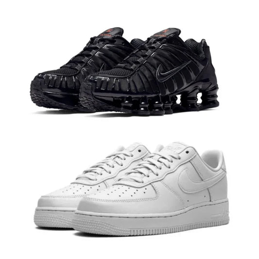 NIKE SHOX TL “BLACK MAX ORANGE” X AIRFORCE 1