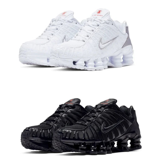 2X NIKE SHOX TL ( BLACK AND WHITE)
