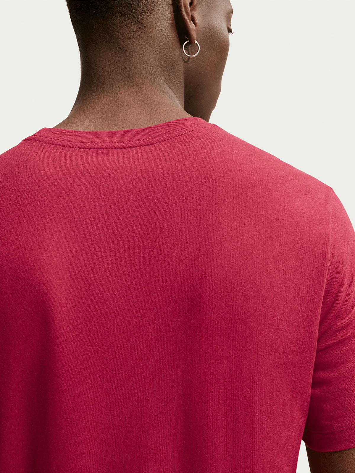 Nike Mens Sportswear Club Swoosh Tough Red Tee