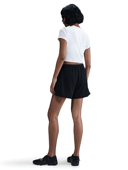 Nike Women's Nsw Chill Knit Crop White T-shirt