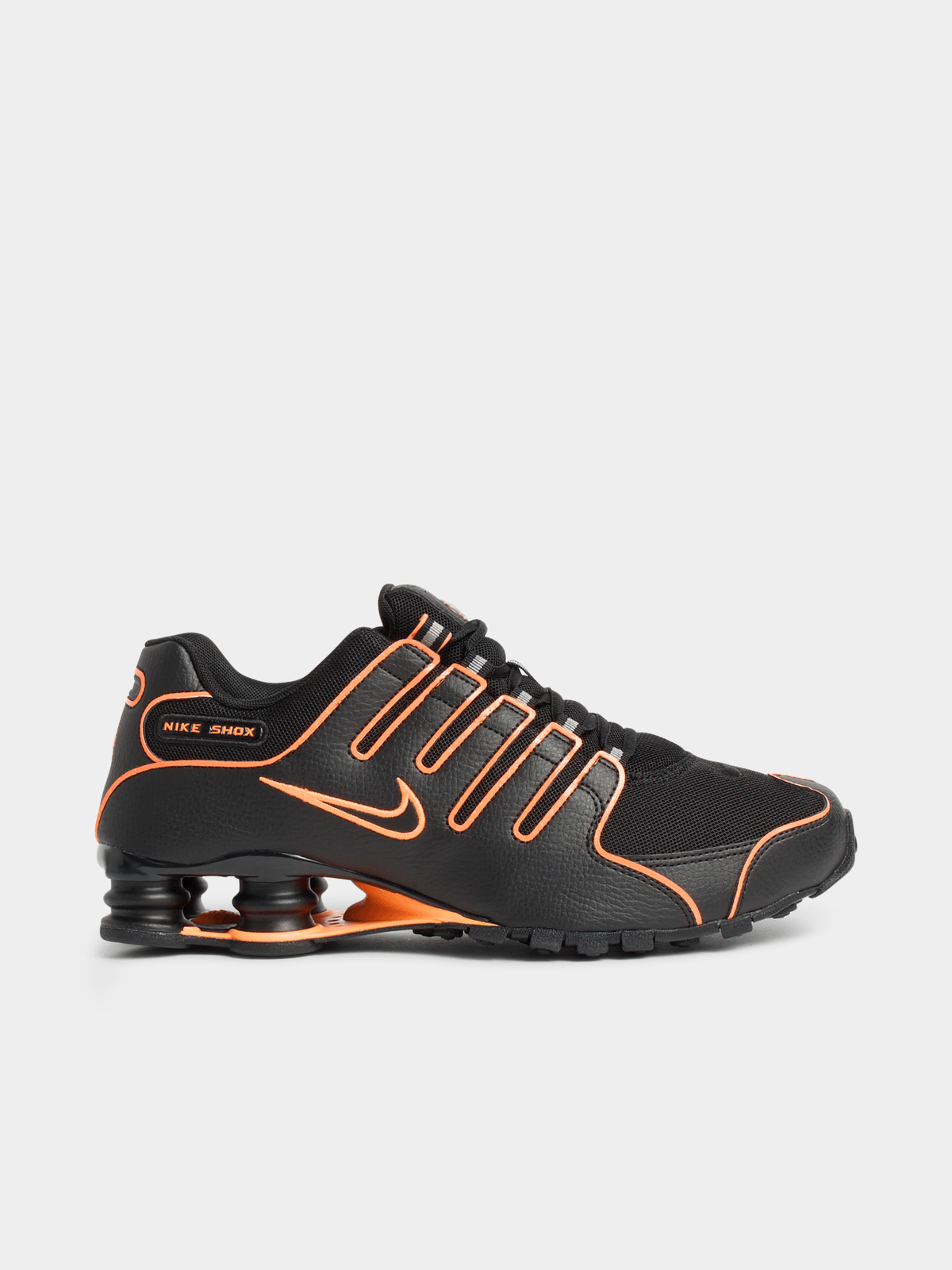 Nike Men's Shox NZ Black/Total Orange Sneaker