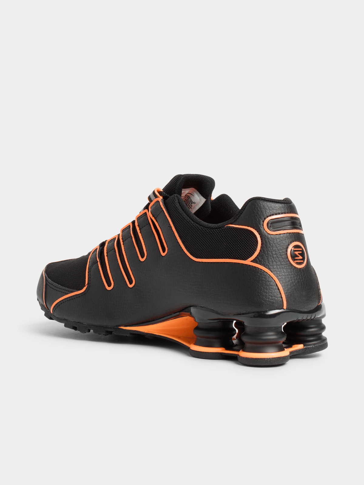 Nike Men's Shox NZ Black/Total Orange Sneaker