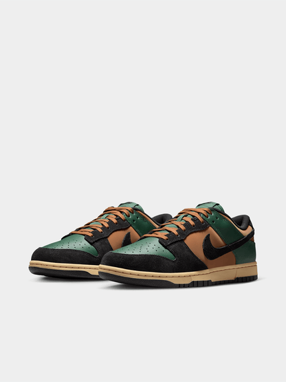 Nike Men's Dunk Low Retro Fir/Light British Tan/Sesame/Black Sneaker