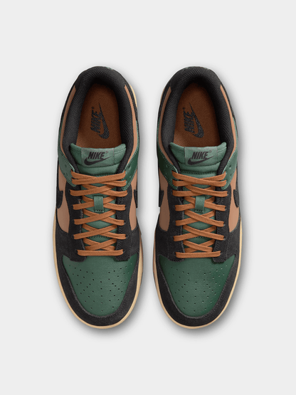 Nike Men's Dunk Low Retro Fir/Light British Tan/Sesame/Black Sneaker