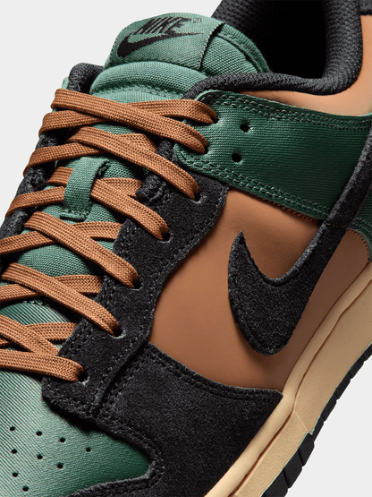 Nike Men's Dunk Low Retro Fir/Light British Tan/Sesame/Black Sneaker