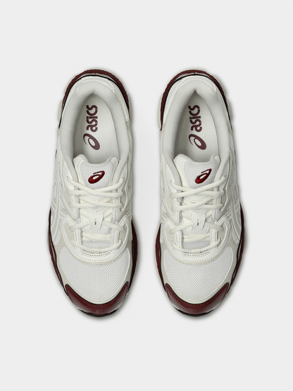 ASICS Men's Gel-NYC Patent White/Burgundy Sneaker