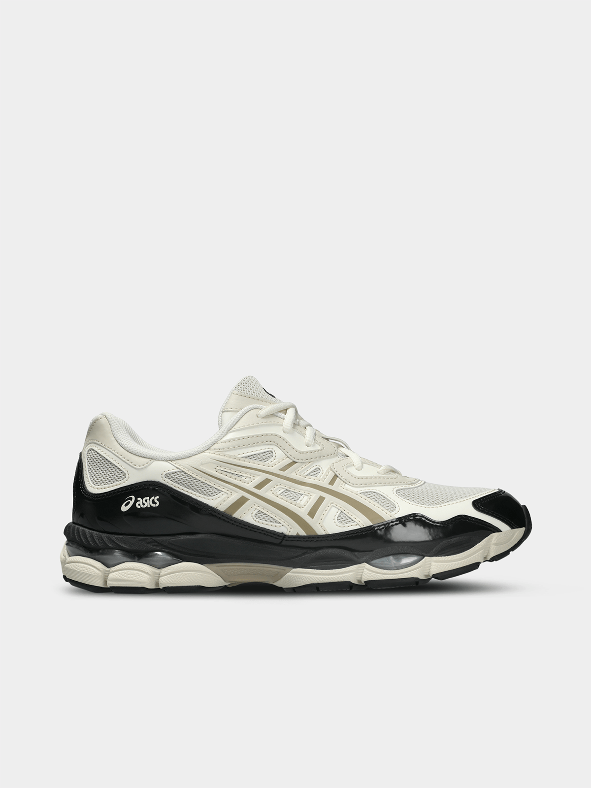 ASICS Men's Gel-NYC Patent White/Black Sneaker