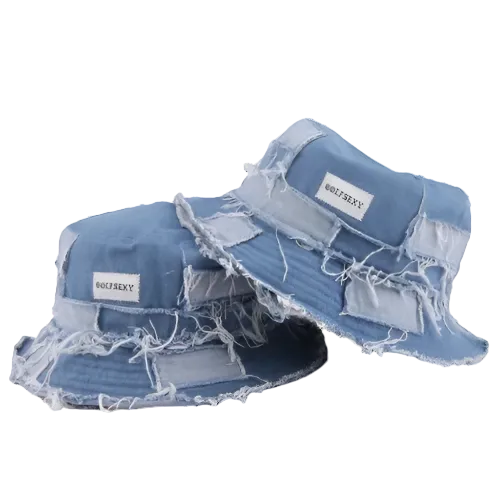 Golfsexy patch work bucket hat